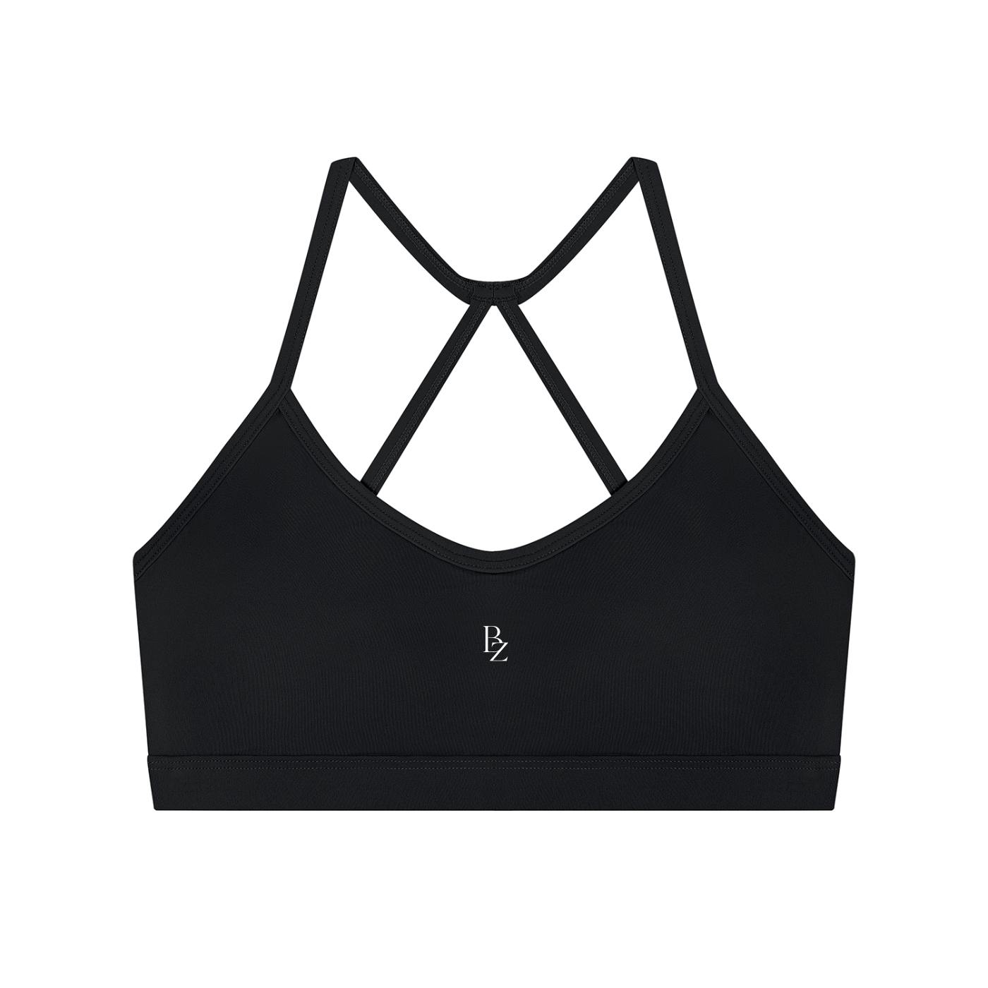 Women’s Sculpting Yoga Sports Bra – Fitted Workout Crop Top