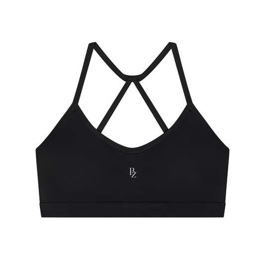 Women’s Sculpting Yoga Sports Bra – Fitted Workout Crop Top