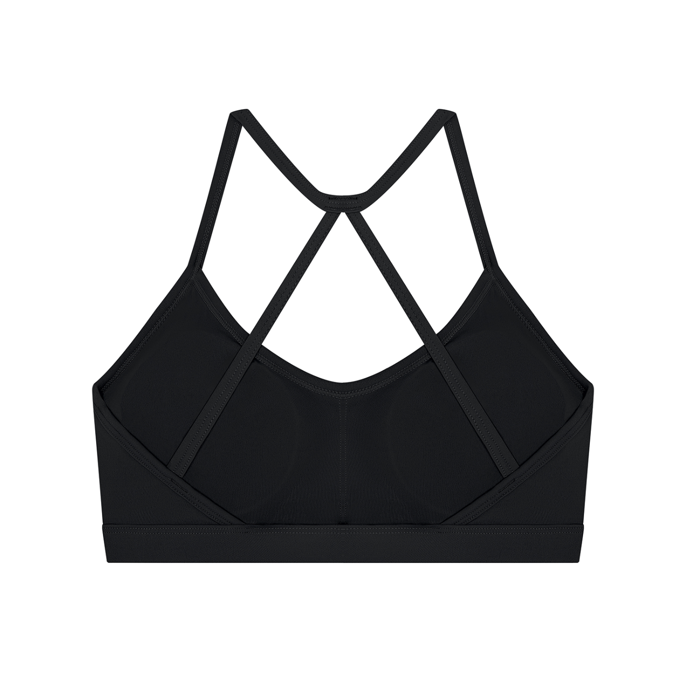 Women’s Sculpting Yoga Sports Bra – Fitted Workout Crop Top
