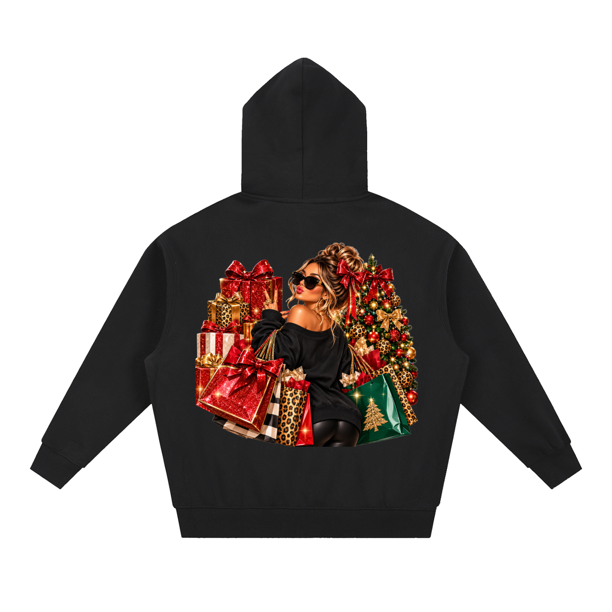 Essential Oversized Boxy Fit Fleece Hoodie