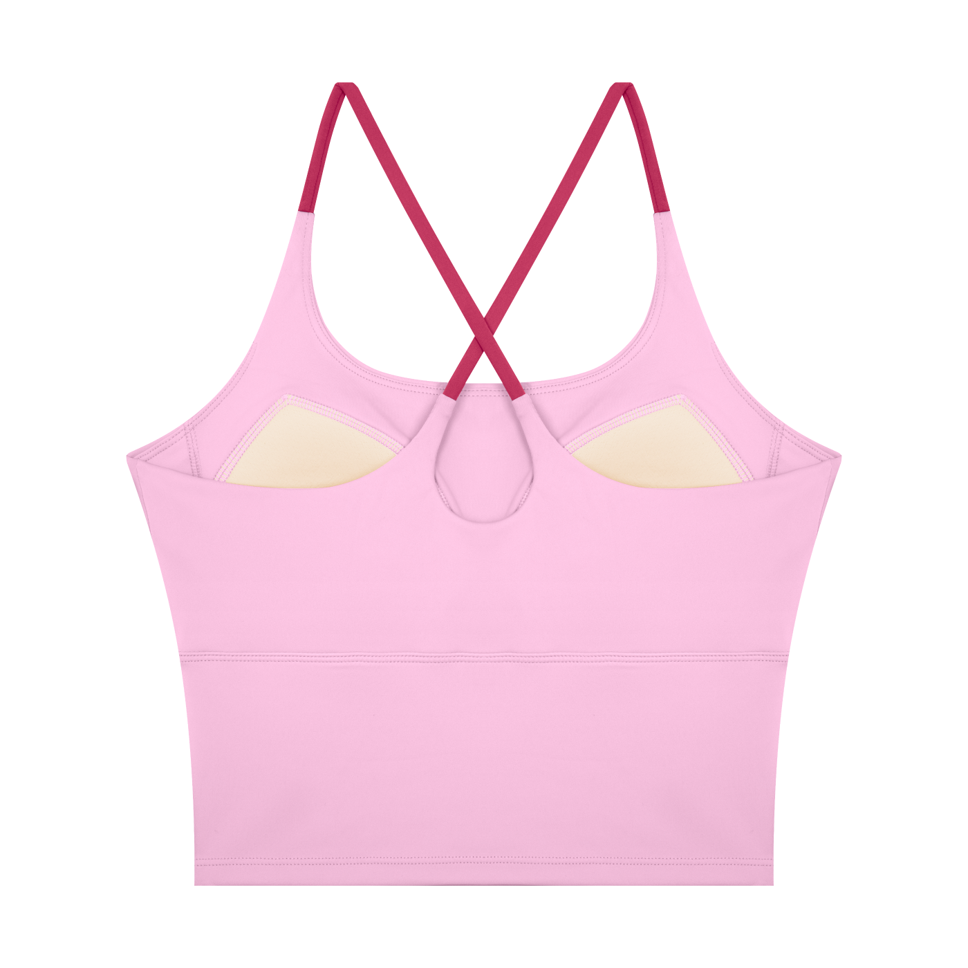 Women’s Color Block Yoga Tank Top – Cropped Workout & Gym Top