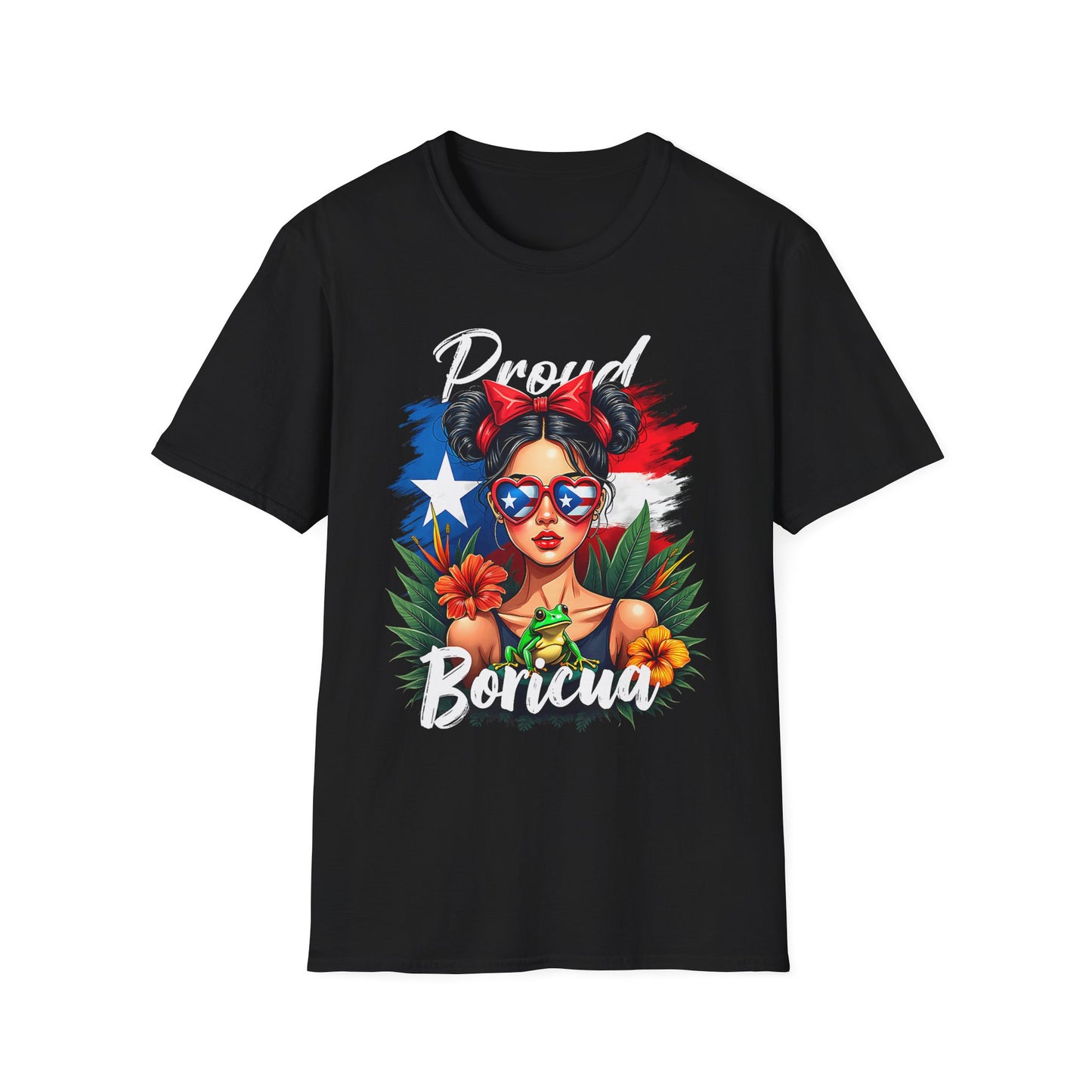 Proud Boricua T-Shirt — Puerto Rican Flag Pop Art Tee