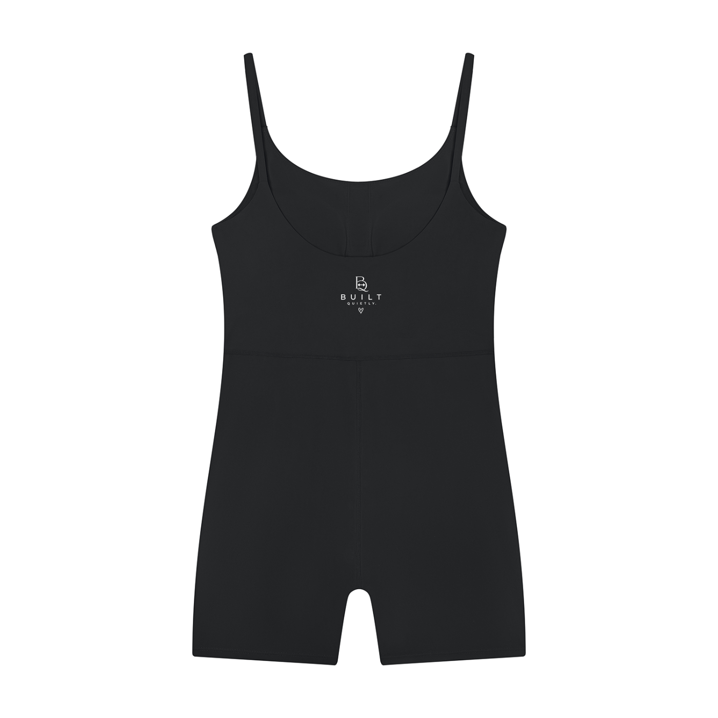 Women’s U-Neck Sculpting Workout Romper – Yoga & Gym One-Piece