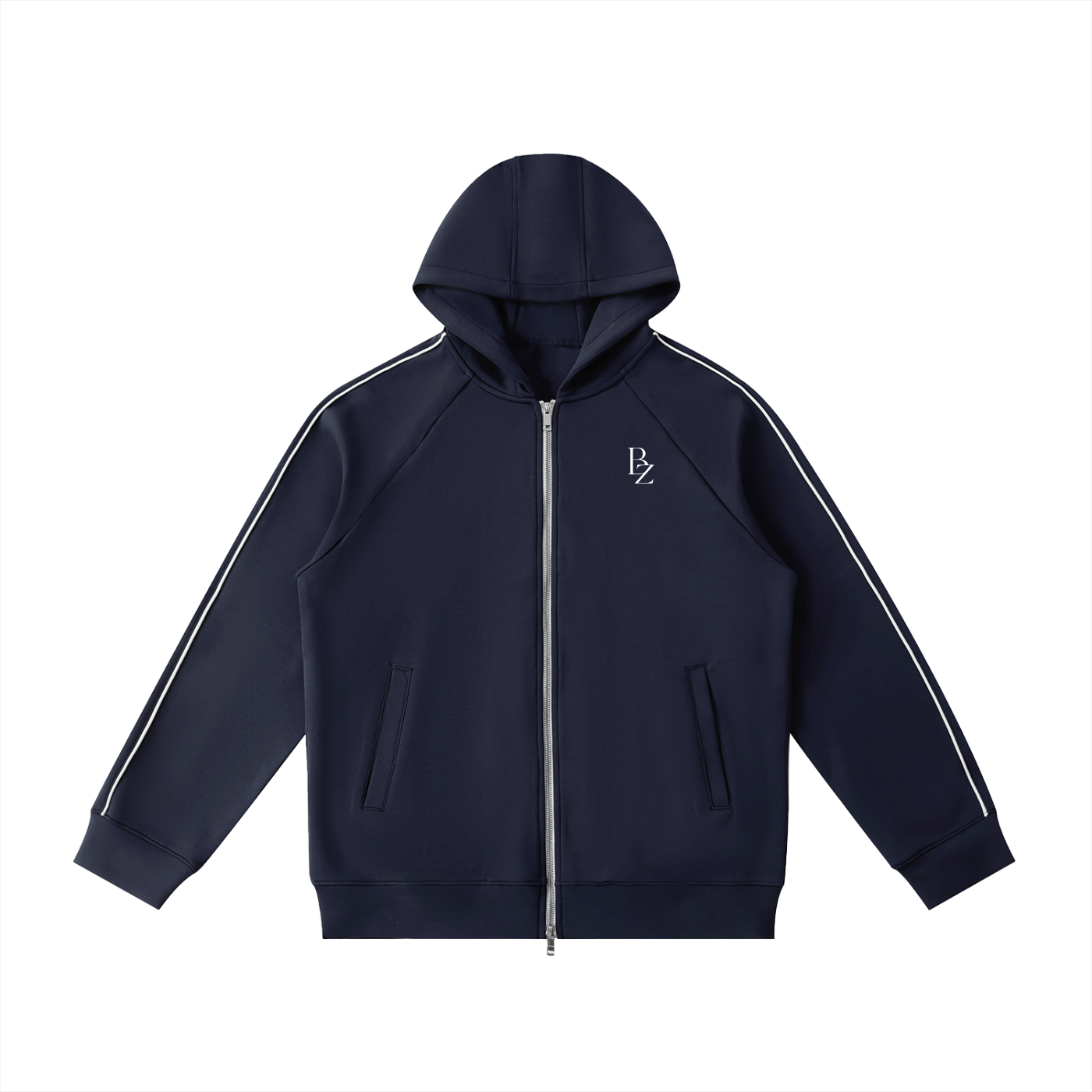 Heavyweight Raglan Sleeve Zip Hoodie