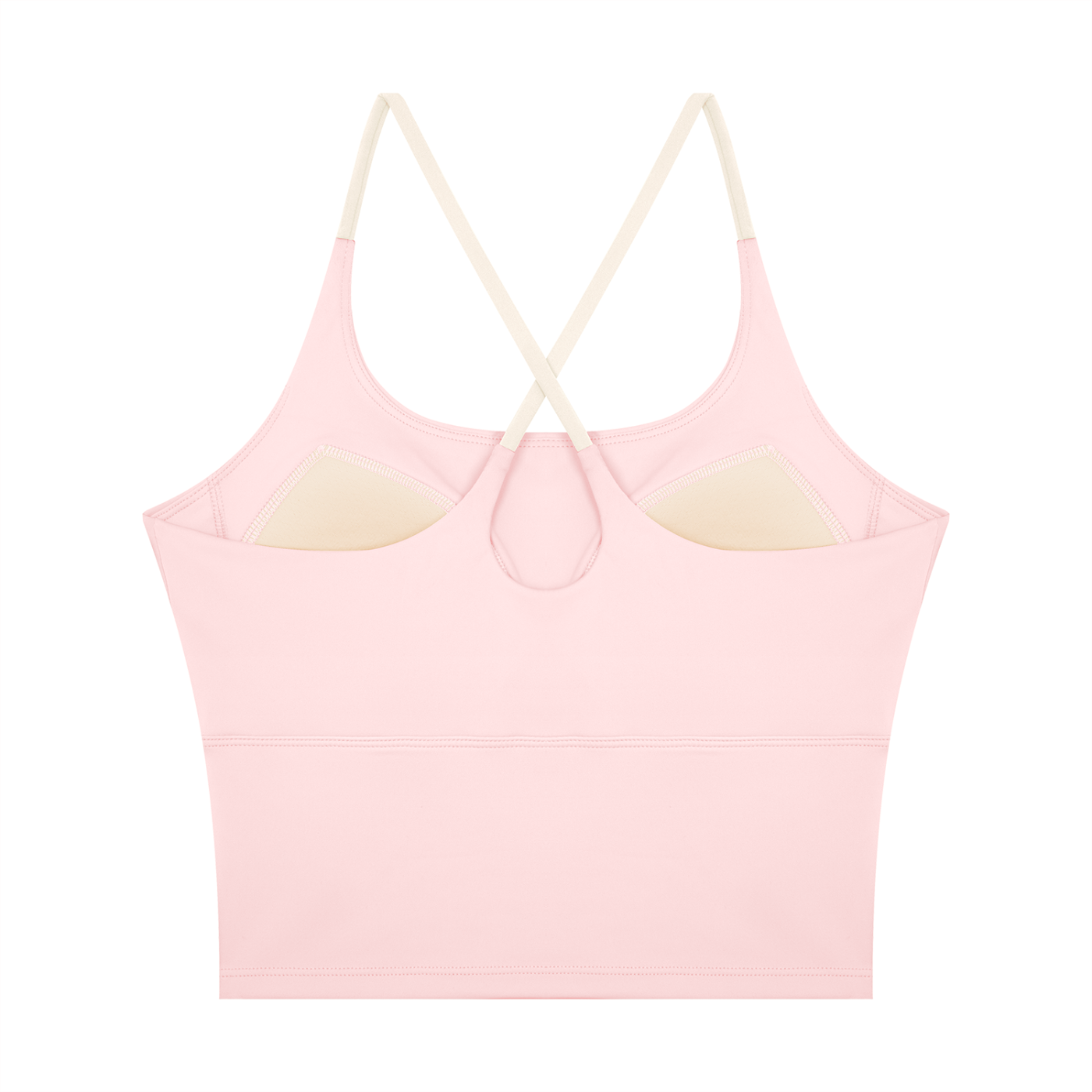 Women’s Color Block Yoga Tank Top – Cropped Workout & Gym Top