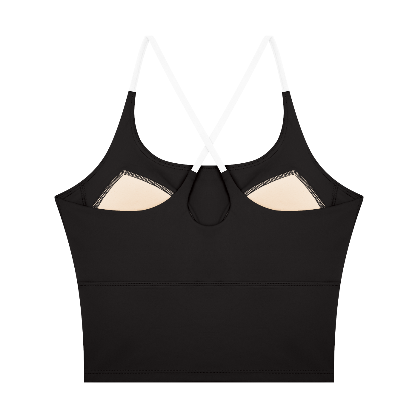 Women’s Color Block Yoga Tank Top – Cropped Workout & Gym Top