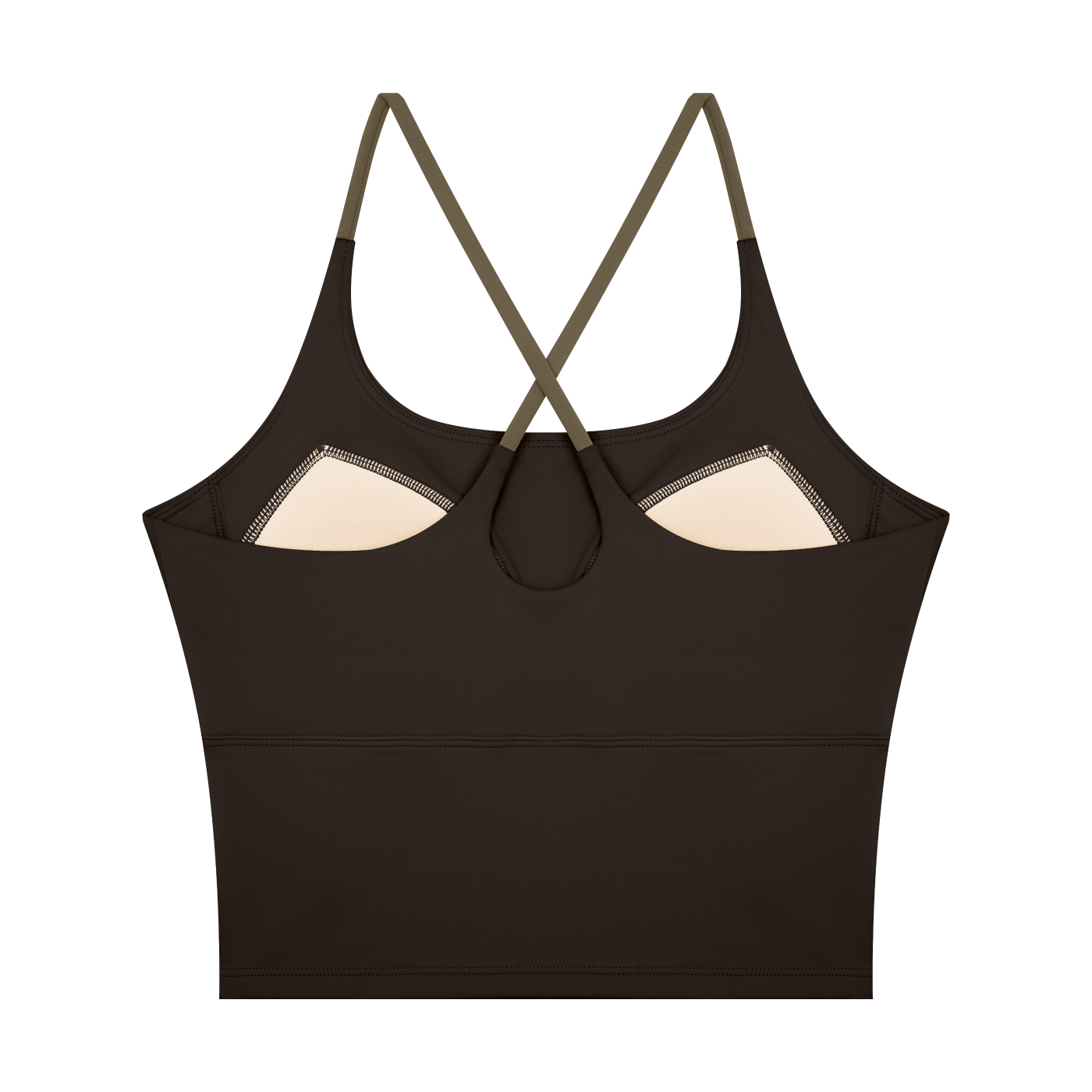 Women’s Color Block Yoga Tank Top – Cropped Workout & Gym Top