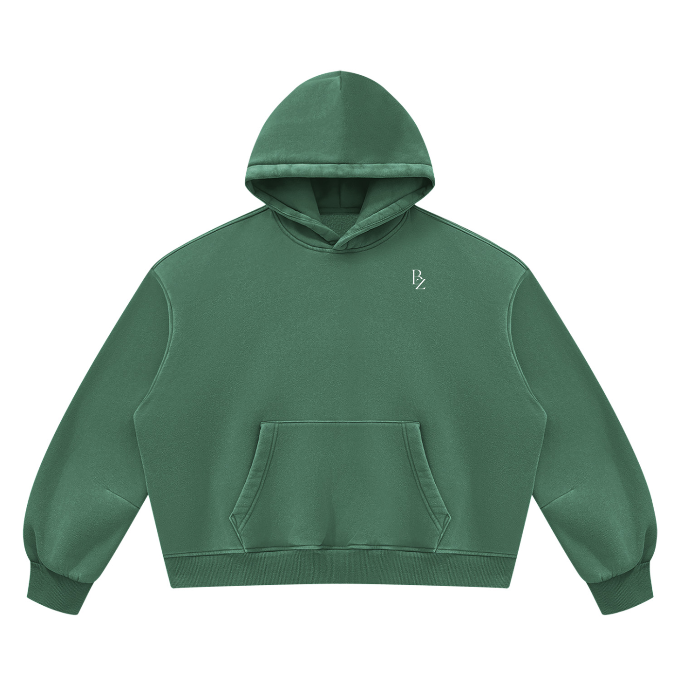Unisex Vintage Wash Boxy Fleece Hoodie