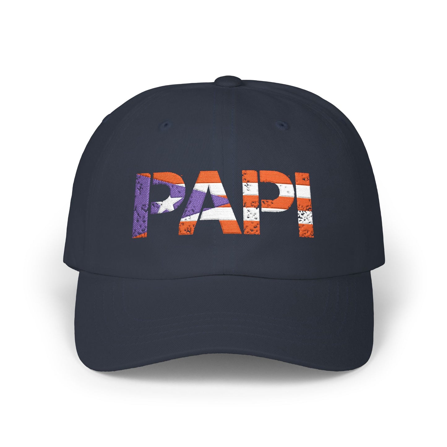 Papi Dad Cap — Vintage American Flag Patch Dad Hat