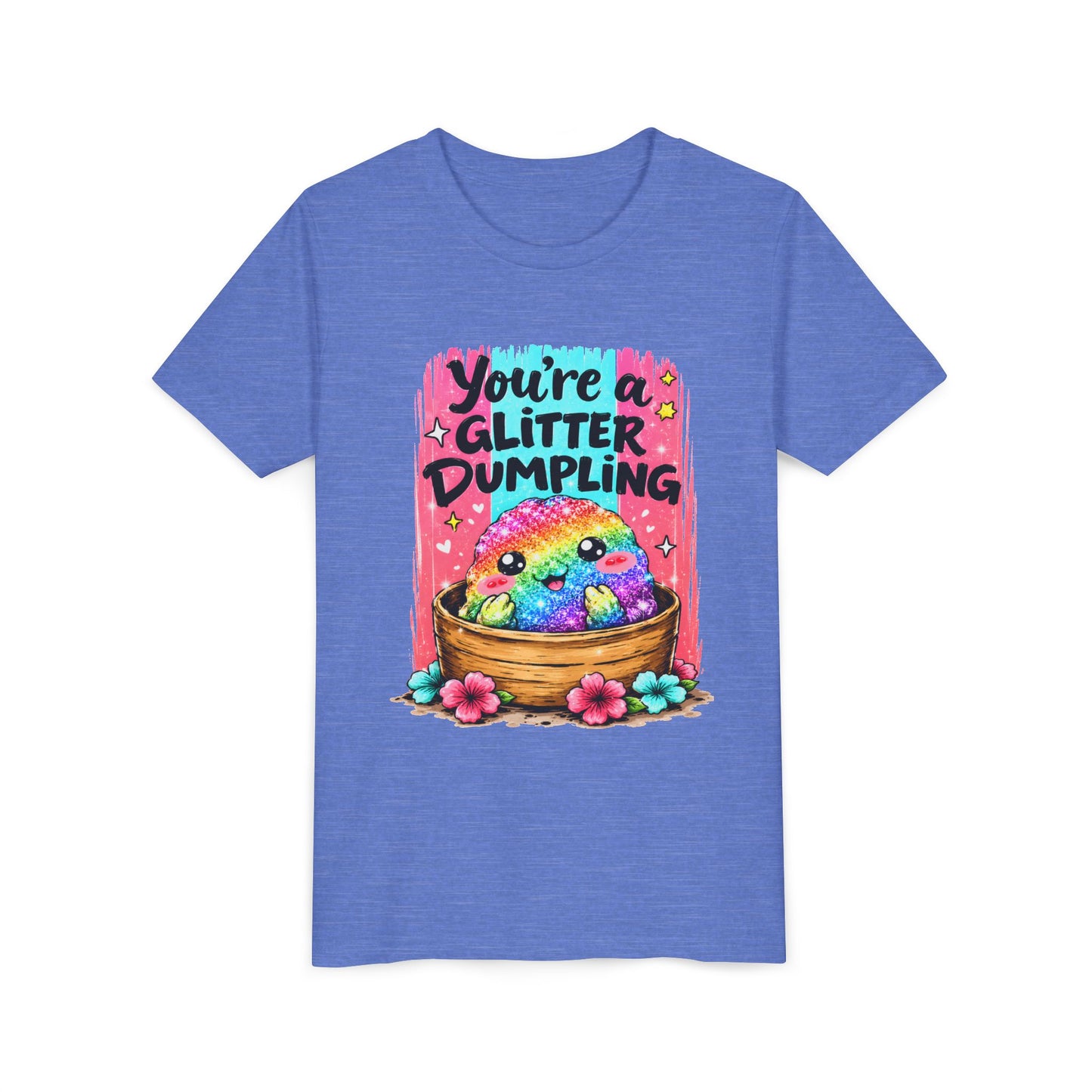 Kids T‑Shirt — "You're a Glitter Dumpling" Rainbow Dumpling Graphic Tee