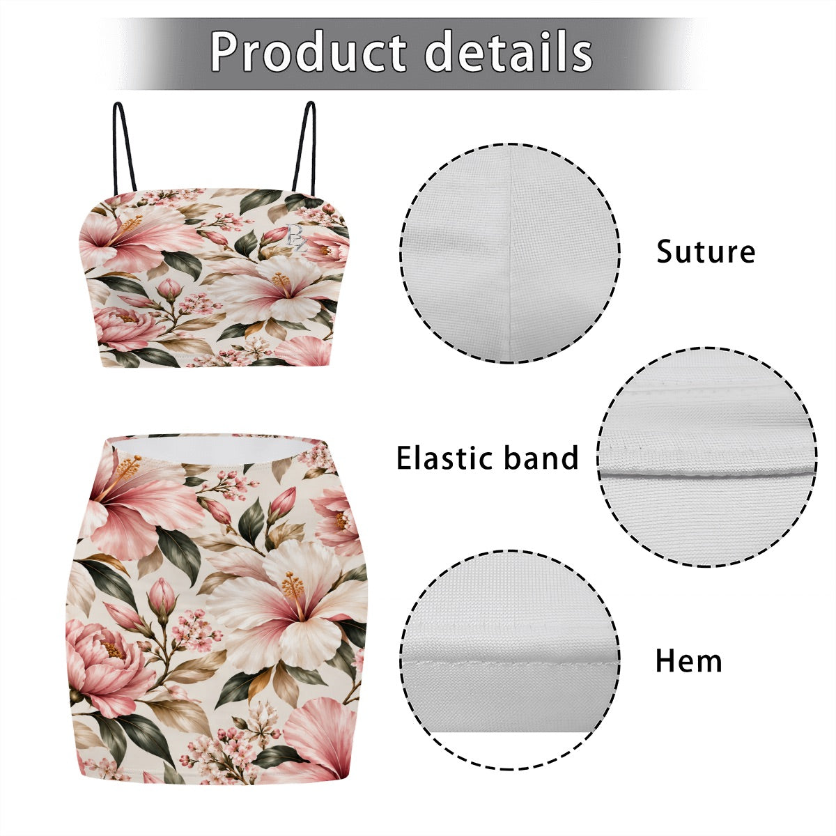 Women’s Crop Top & Mini Skirt Set | Bezi After Hours Set