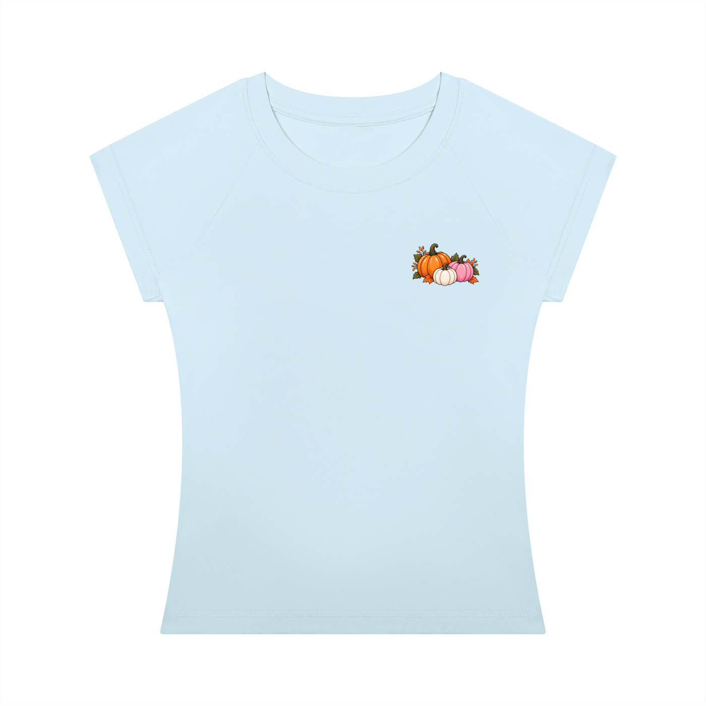 Women’s Slim Fit Raglan T-Shirt | Stretch Cotton Fitted Everyday Tee