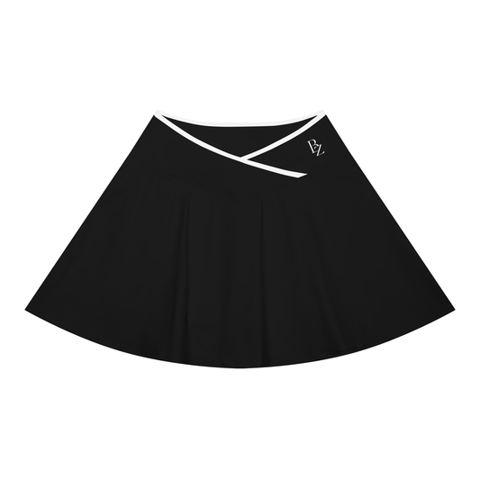 Women’s Color Block A-Line Athletic Skirt – Tennis & Workout Skirt