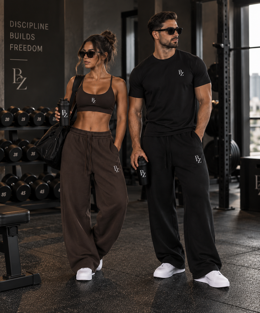 BZ Unisex 360 GSM Fleece Straight-Leg Sweatpants | Heavyweight Streetwear