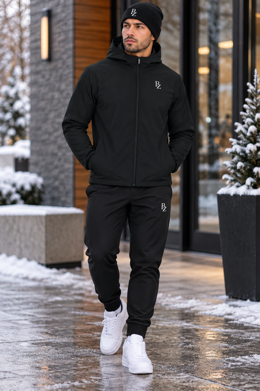 BZ Men’s Lightweight Hooded Performance Jacket | Running & Training
