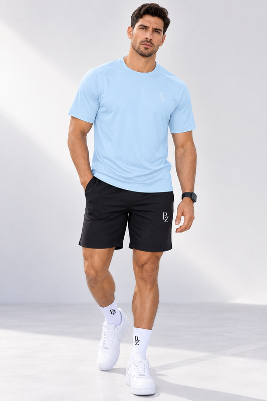 BZ Men’s Lightweight Stretch Performance T-Shirt | Training Tee