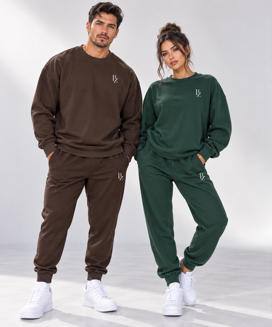 BZ Unisex Heavyweight Drop-Shoulder Crewneck | Oversized Sweatshirt