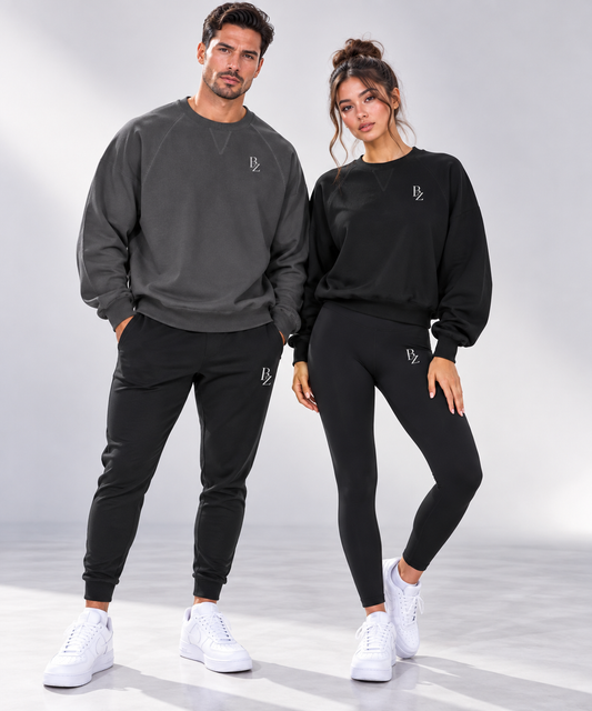 BZ Unisex 420 GSM Heavyweight Boxy Sweatshirt | Premium Crewneck