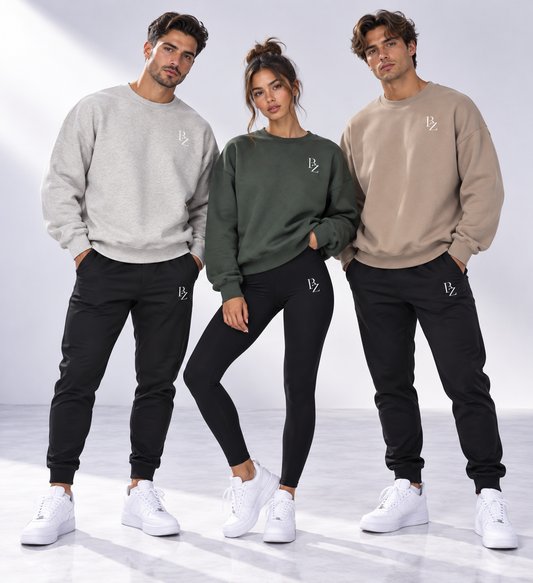 BZ Unisex Heavyweight Fleece Sweatshirt | Premium Relaxed Crewneck