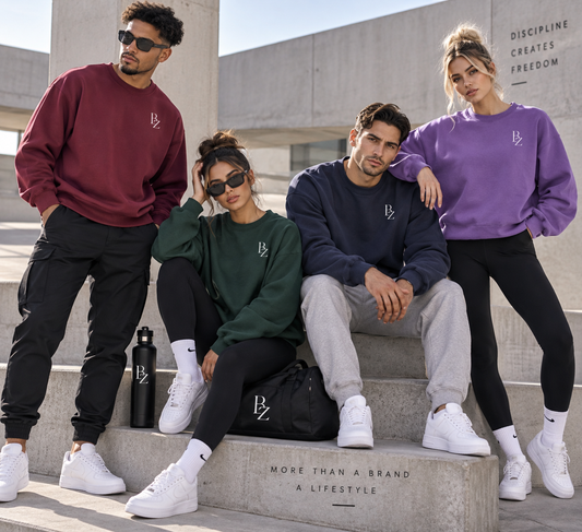 BZ Essential 400 GSM Heavyweight Crewneck | Unisex Premium Sweatshirt
