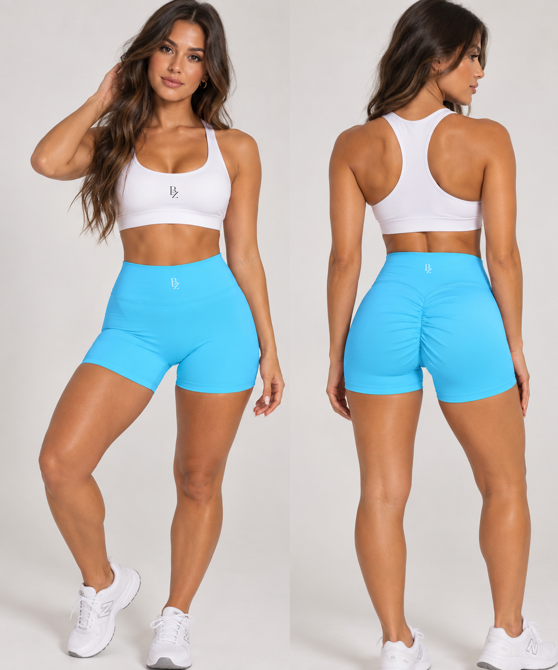 Women’s High-Waisted Biker Shorts – Sculpting Workout & Yoga Shorts