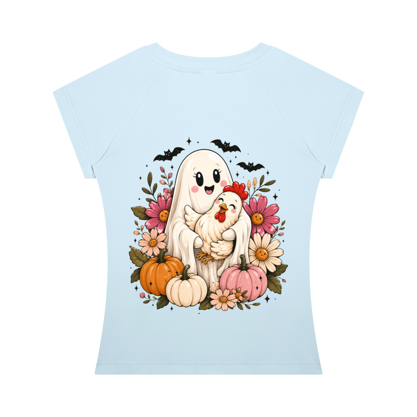 Women’s Slim Fit Raglan T-Shirt | Stretch Cotton Fitted Everyday Tee