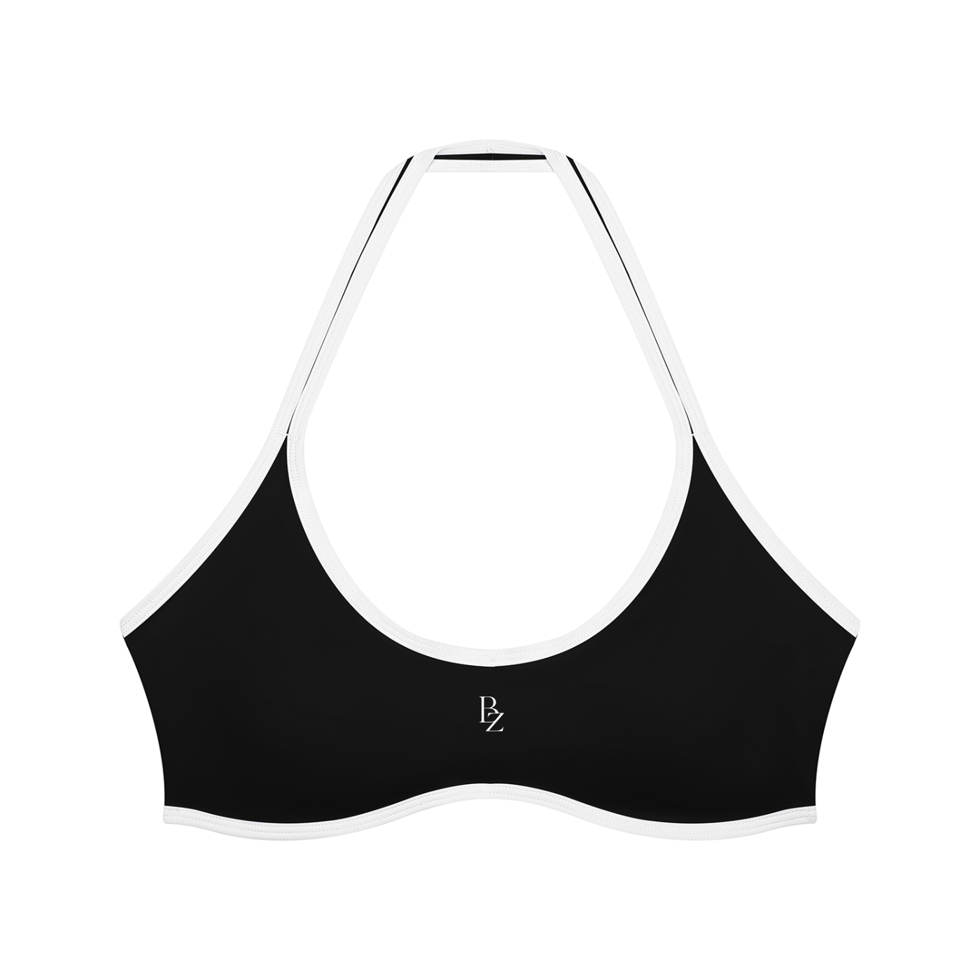 Women’s Halter Color Block Sports Bra – Cropped Yoga & Workout Top