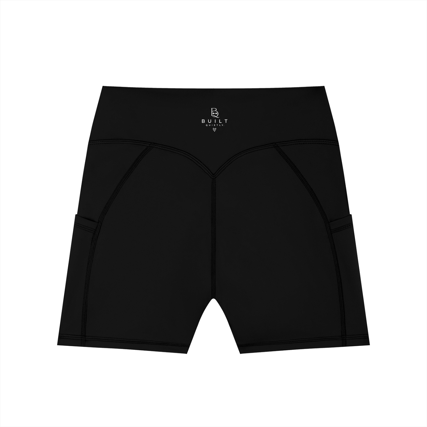 Women’s High-Waisted Biker Shorts with Pockets – Workout & Gym Shorts