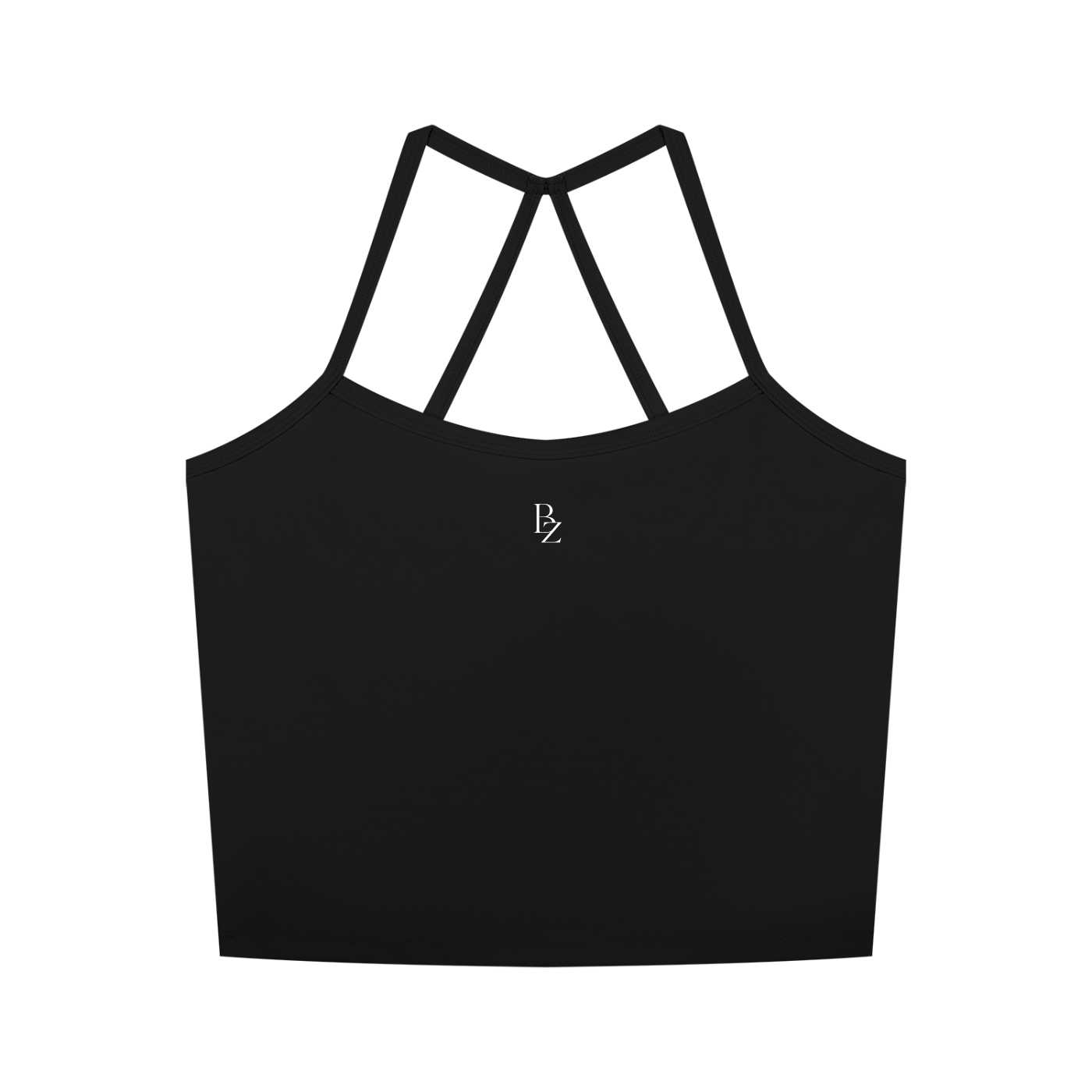 Women’s Cropped Yoga Tank Top – Fitted Workout & Gym Top