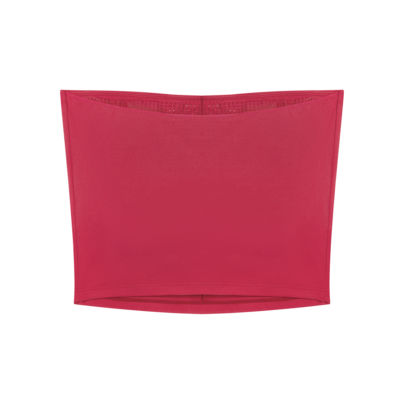 Women’s Strapless Yoga Crop Top – Fitted Bandeau Workout Top