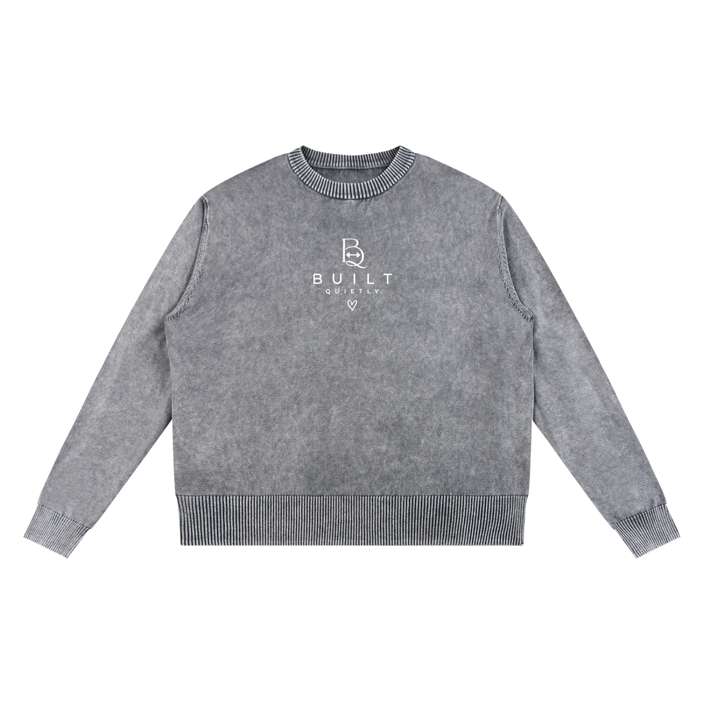 Mineral Wash Oversized Crewneck – Vintage Cotton Gym Pump Cover