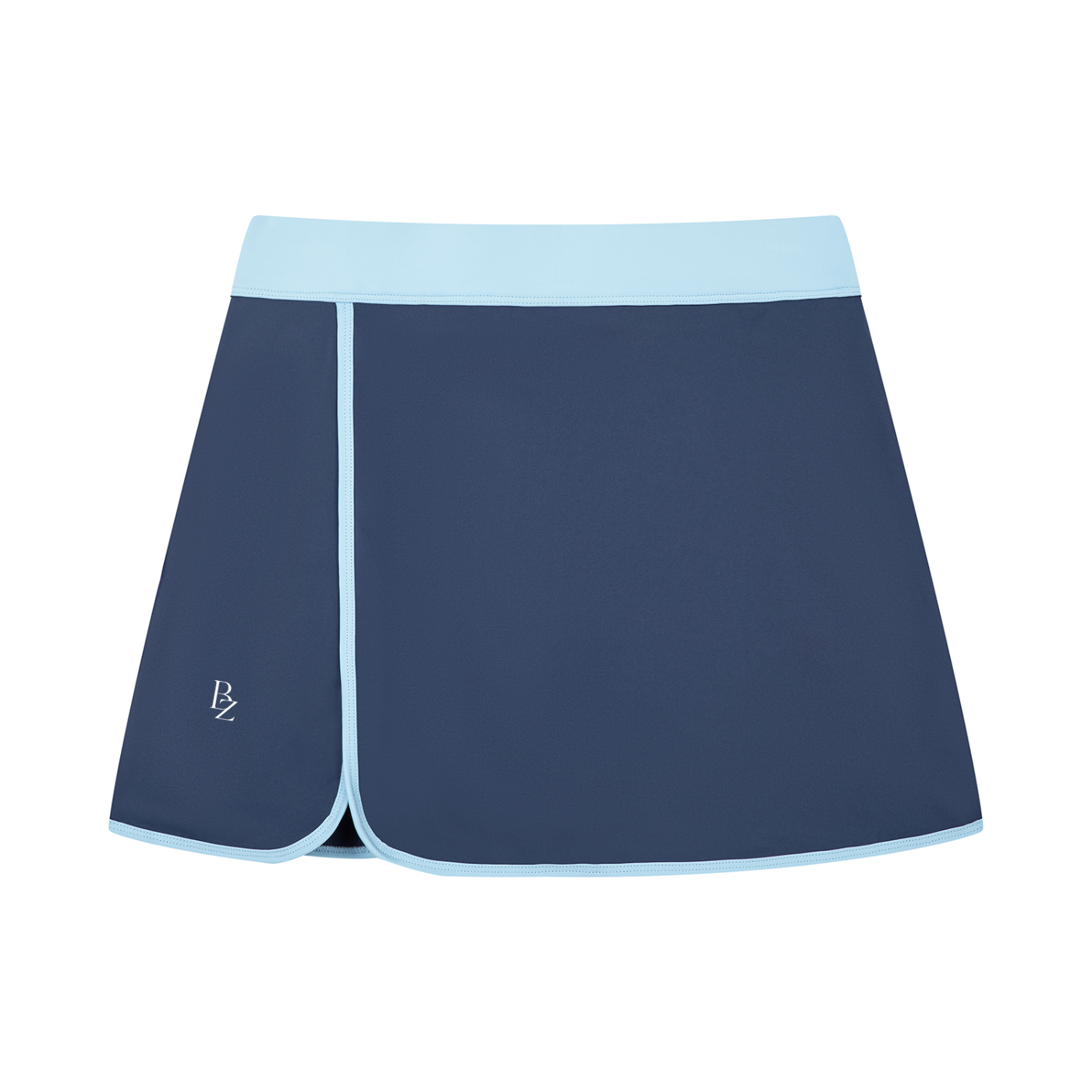 Women’s High-Waisted A-Line Skort – Color Block Tennis & Workout Skirt