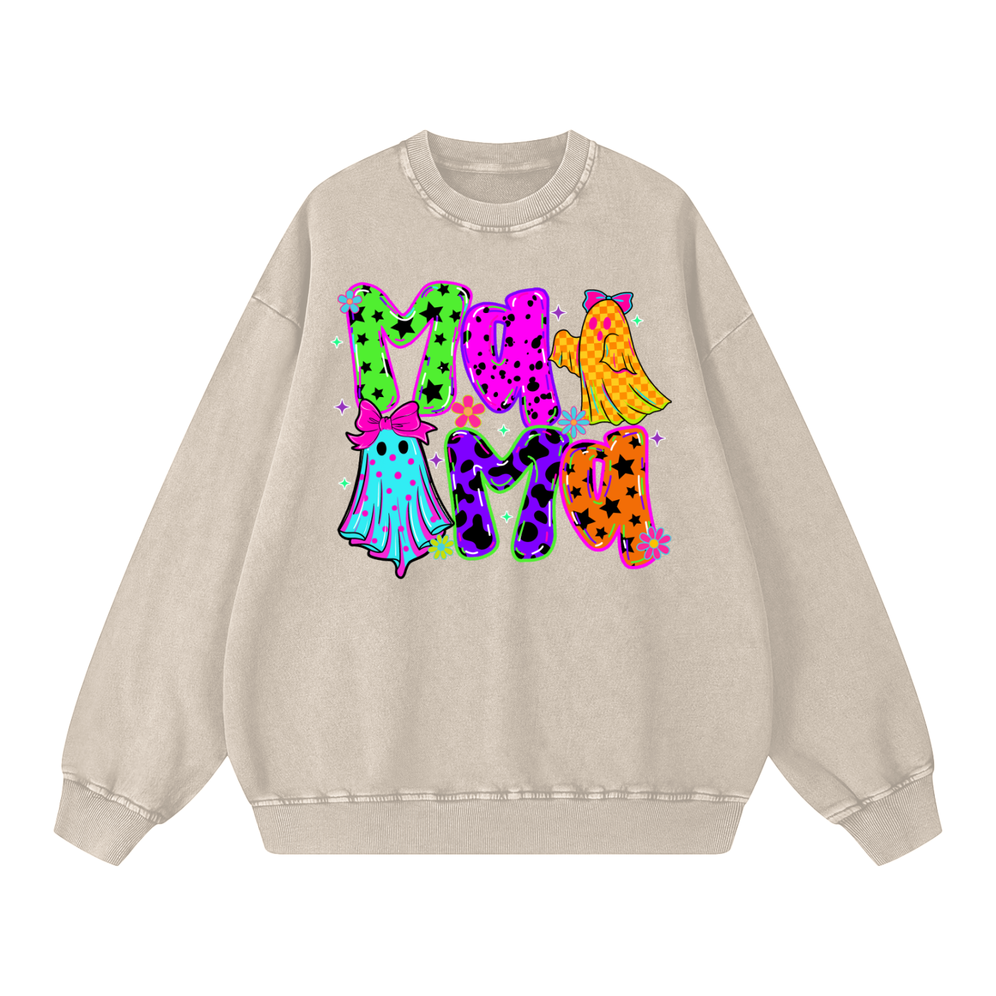 Mama Halloween Oversized Sweatshirt - Mama Sweater - Gifts for Mom - Halloween Costumes for Mom -