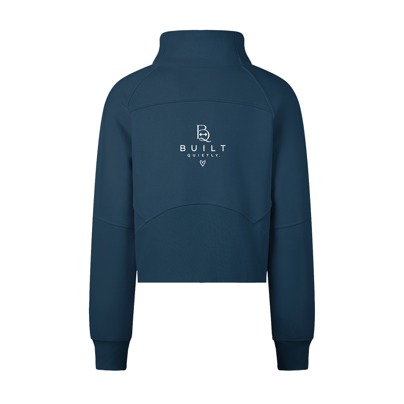 Women’s Cropped Half-Zip Sweatshirt – Cozy Gym & Athleisure Pullover