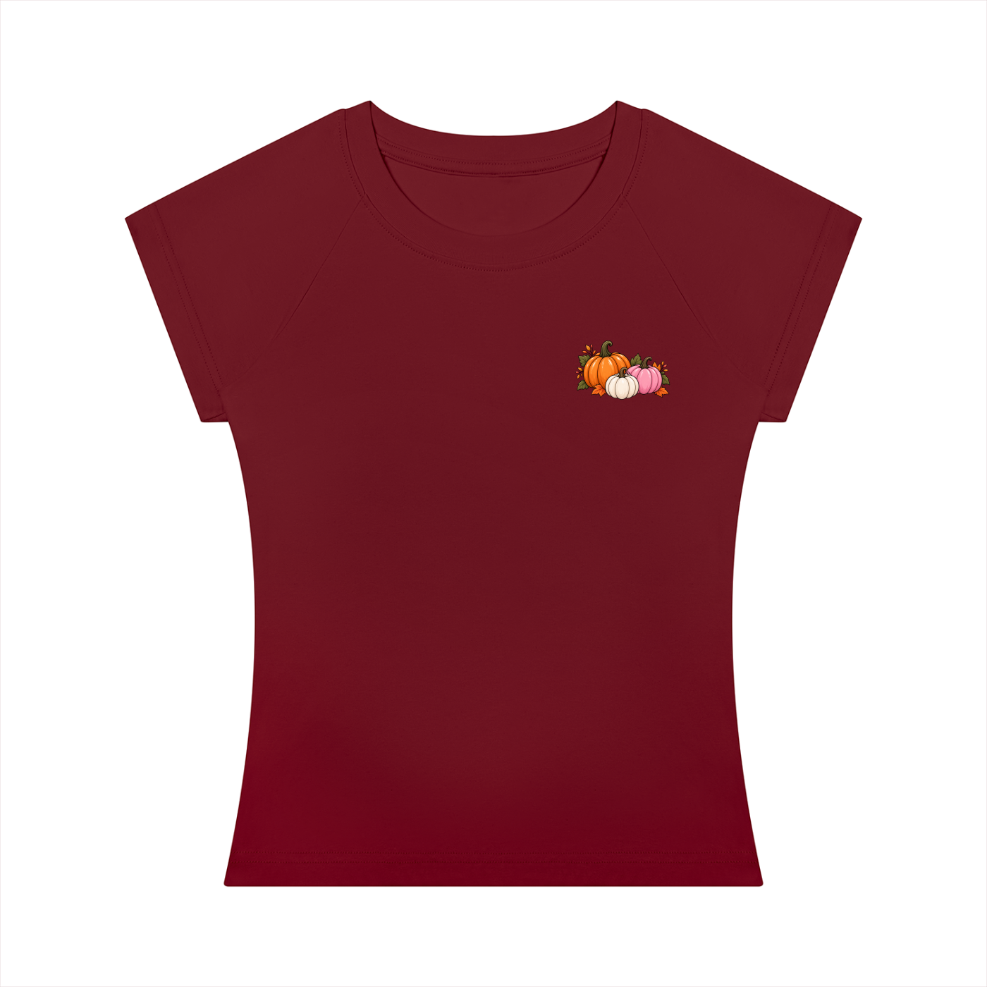 Women’s Slim Fit Raglan T-Shirt | Stretch Cotton Fitted Everyday Tee