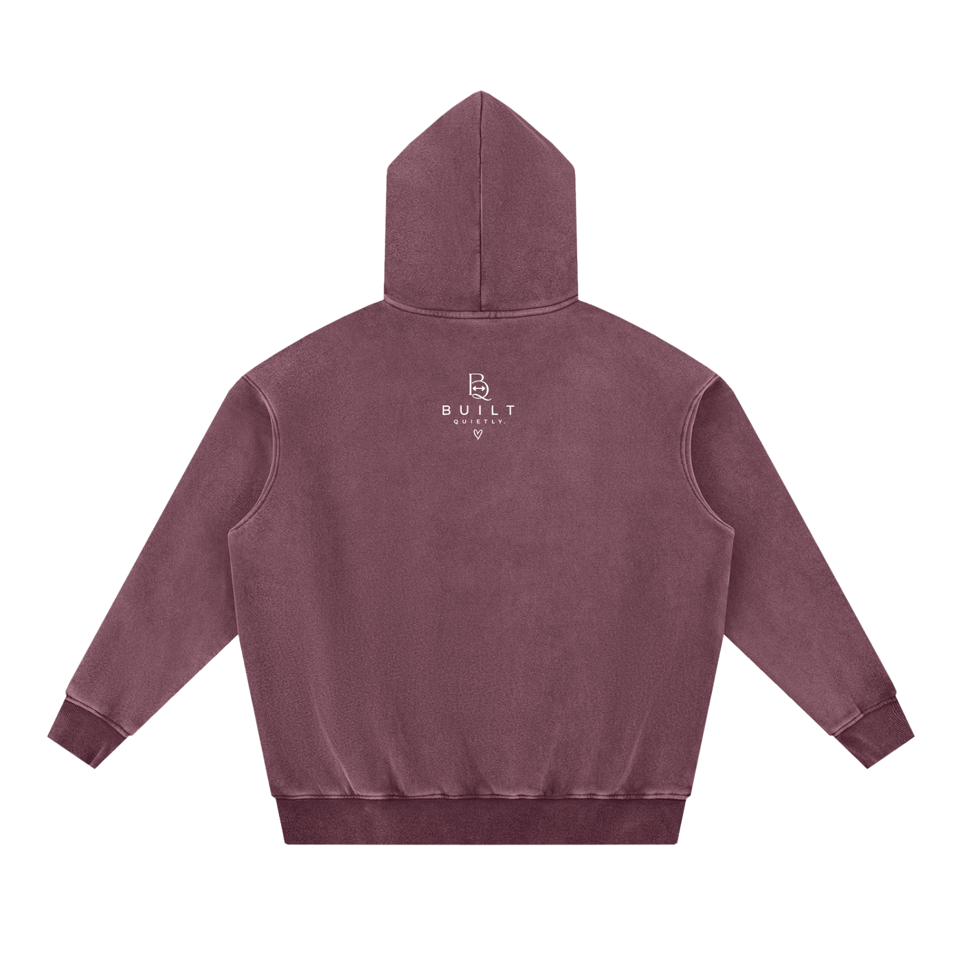 Snow Wash Oversized Fleece Hoodie – Vintage Unisex Streetwear Hoodie
