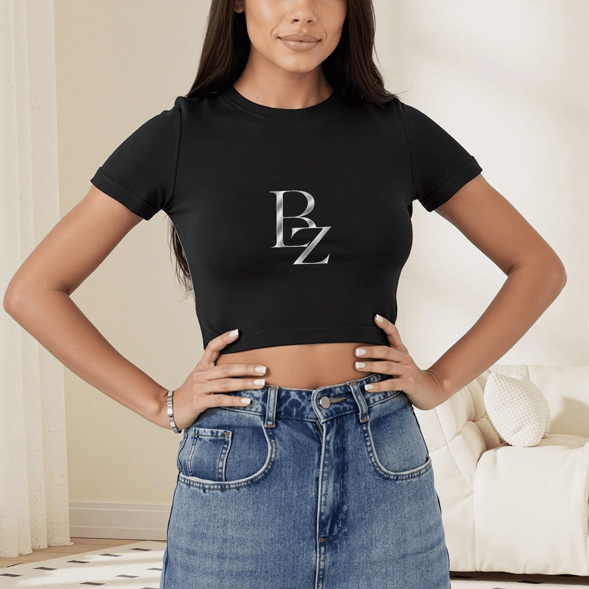 Bezi Essential Cropped Tee