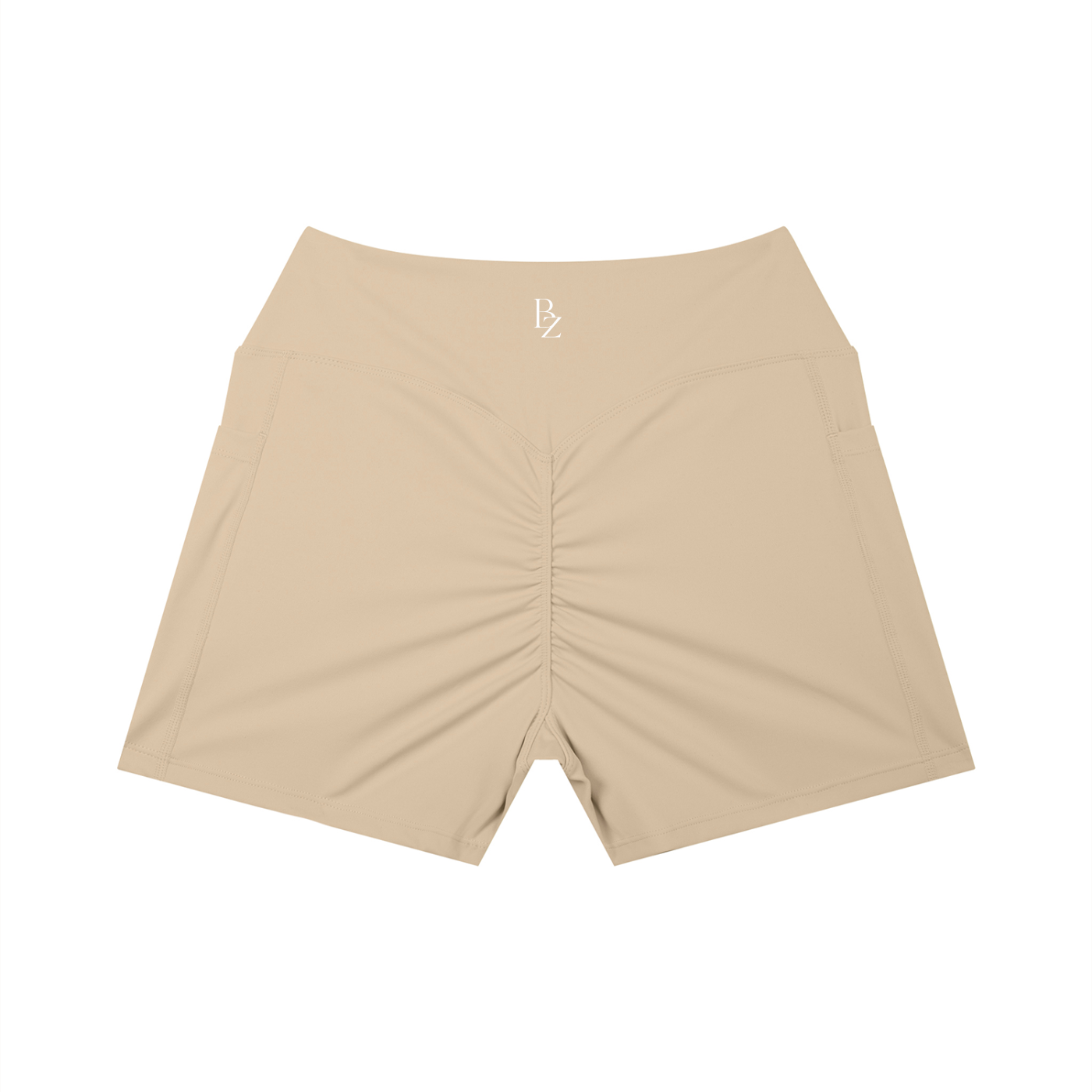 Women’s High-Waisted Yoga Shorts with Pockets – Sculpting Workout Shorts