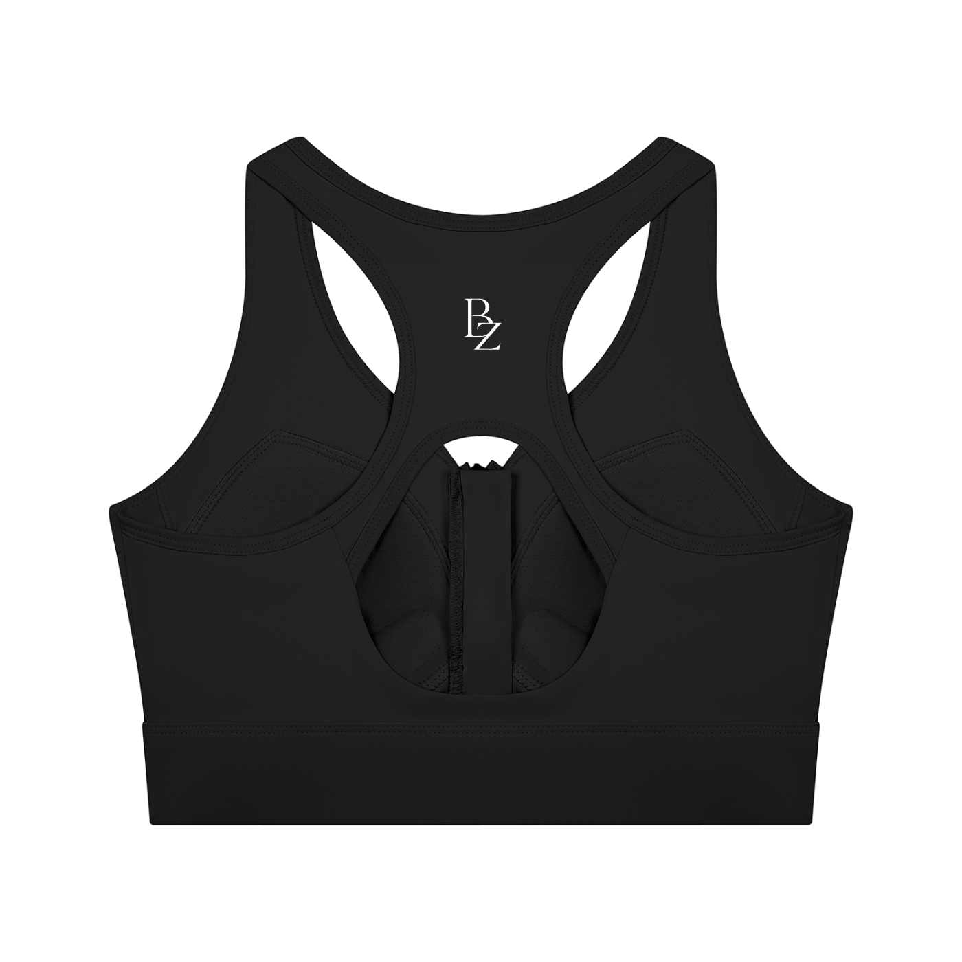 Women’s Front Zip Sports Bra – Cropped Yoga & Workout Top