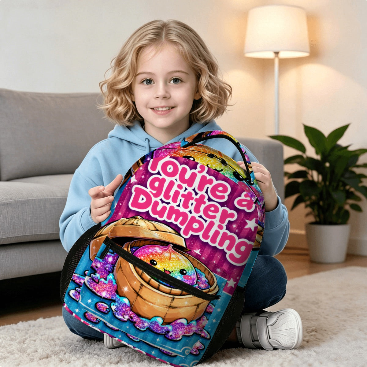 Large Twill Cloth Backpack Image00005