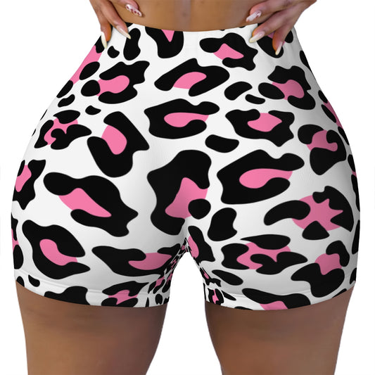 Womans Shorts - Active Wear - Gym Clothes for women - Shorts for women - Leopard print clothes - Leopard Print Shorts