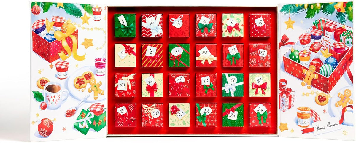 Bonne Maman Advent Calendar 2026, 24 Mini Jam Jars, Holiday Gift