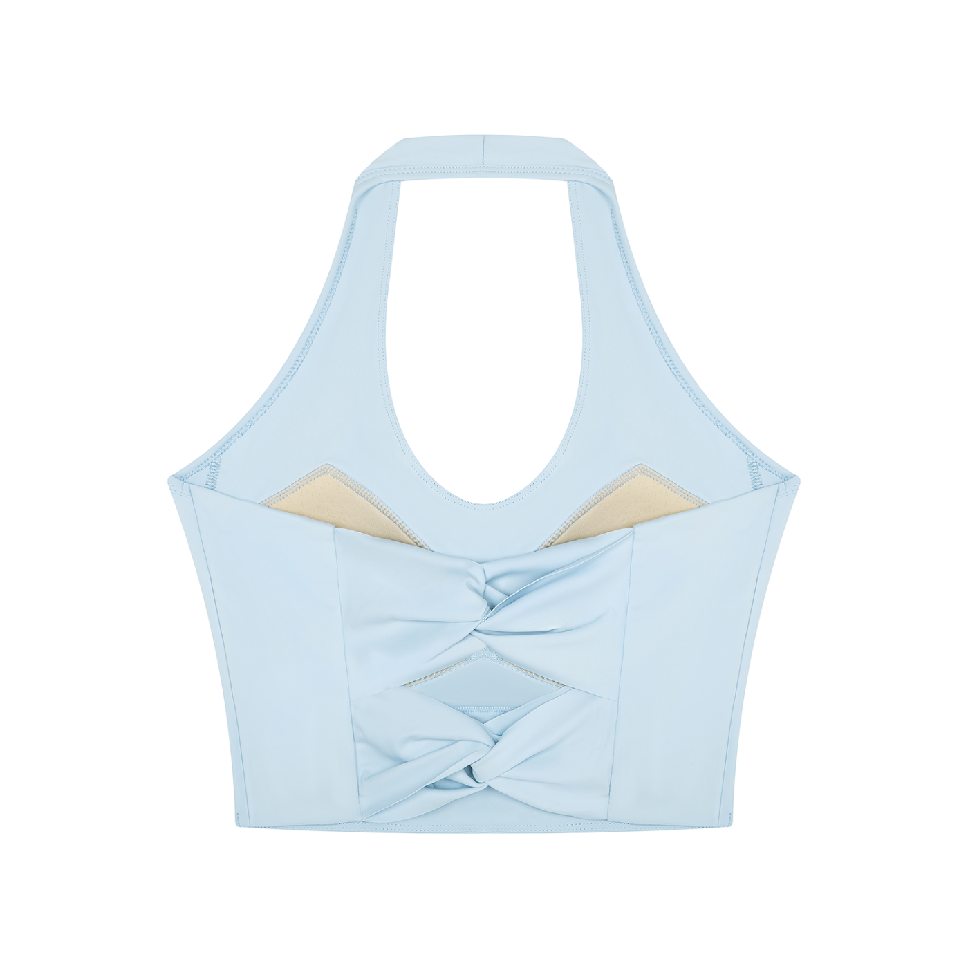 Women’s Halter Sports Bra – Sculpting Yoga & Workout Crop Top