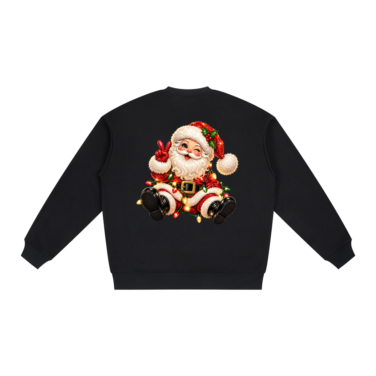 Oversized Drop Shoulder Crewneck Sweatshirt