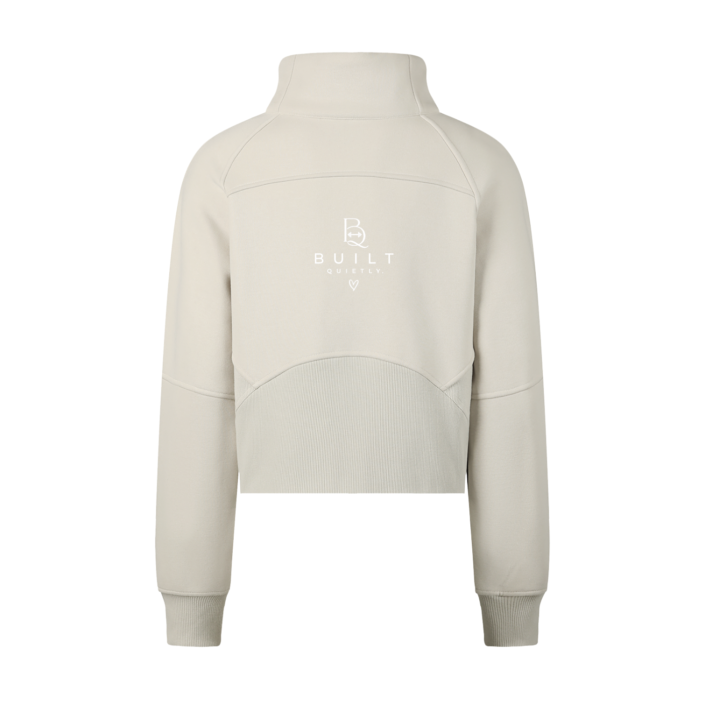 Women’s Cropped Half-Zip Sweatshirt – Cozy Gym & Athleisure Pullover