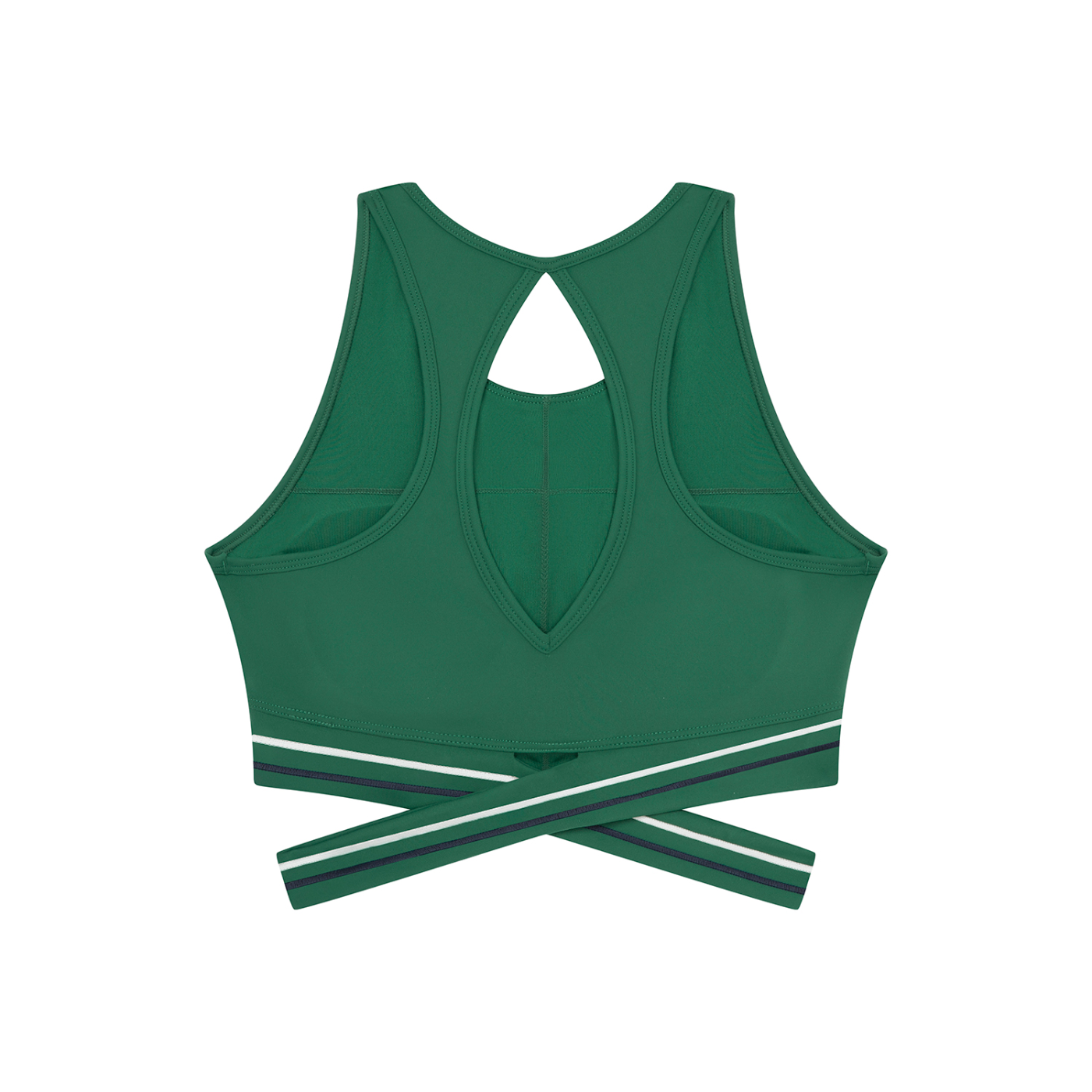 Women’s Criss-Cross Sports Bra – Backless Yoga & Workout Crop Top