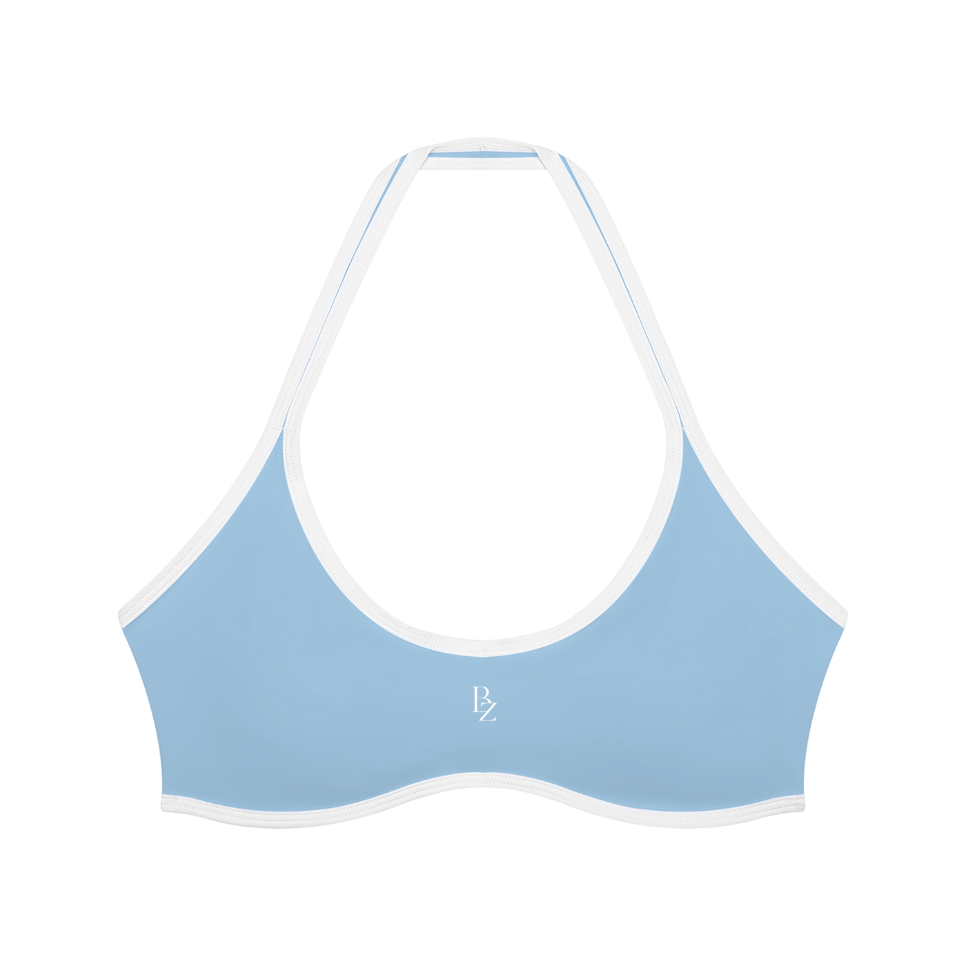 Women’s Halter Color Block Sports Bra – Cropped Yoga & Workout Top