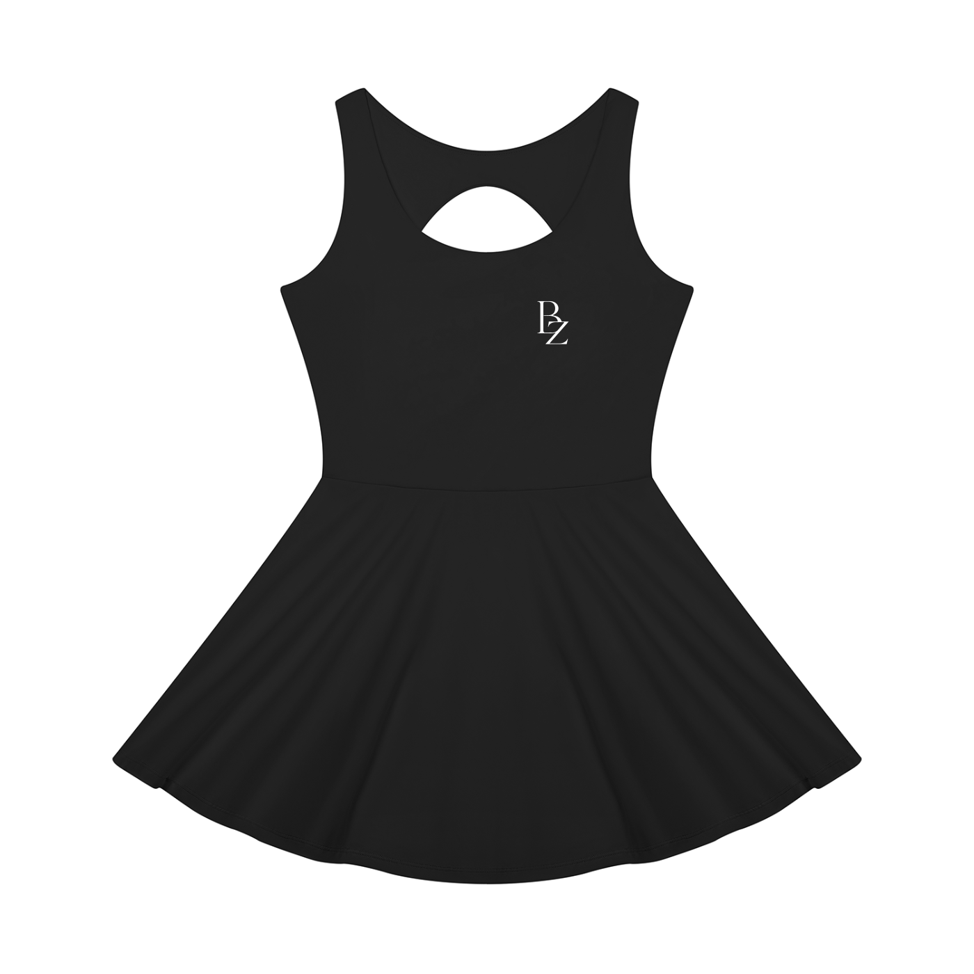 Women’s Open-Back Tennis Dress – Athletic Workout & Active Dress