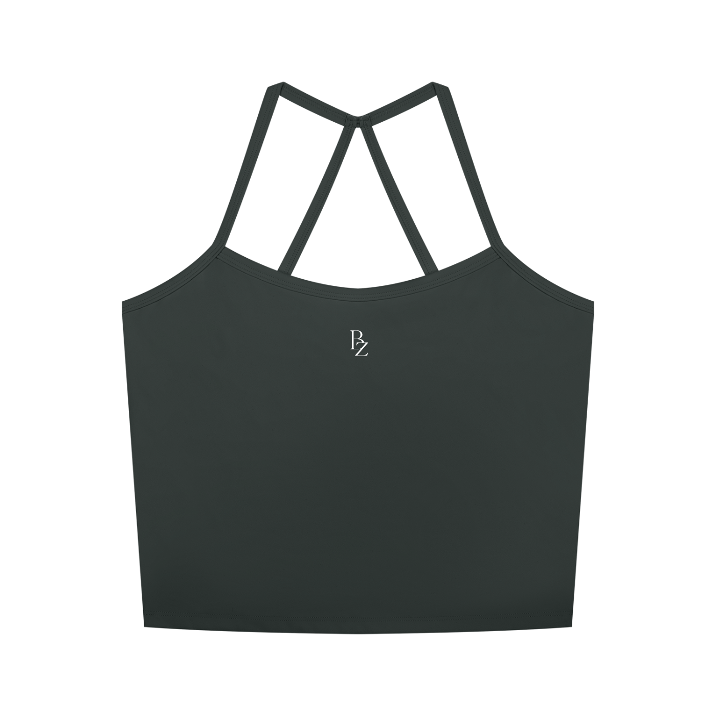 Women’s Cropped Yoga Tank Top – Fitted Workout & Gym Top