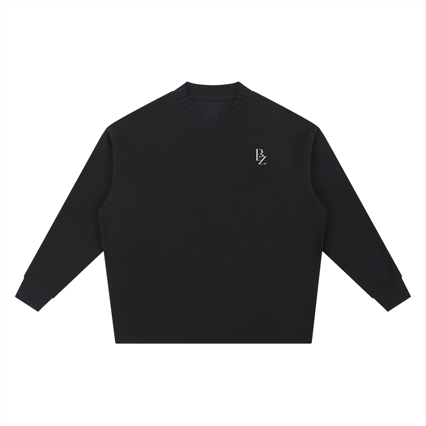 Unisex Oversized Crewneck Sweatshirt – Drop Shoulder Cotton Blend Pullover